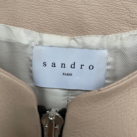 Sandro leather jacket - Picture 2 of 6